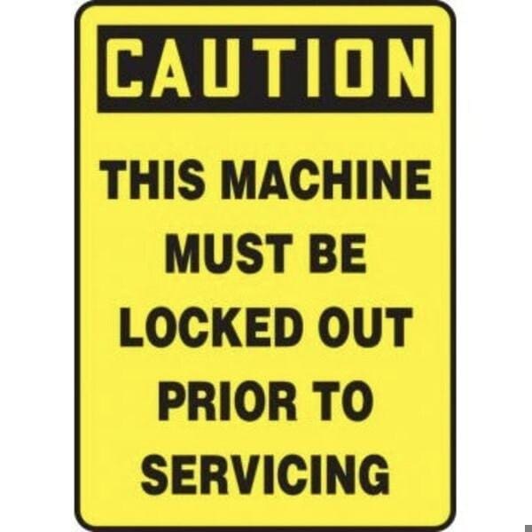 Accuform OSHA CAUTION LOCKOUTTAGOUT SIGN MLKT625XT MLKT625XT - main